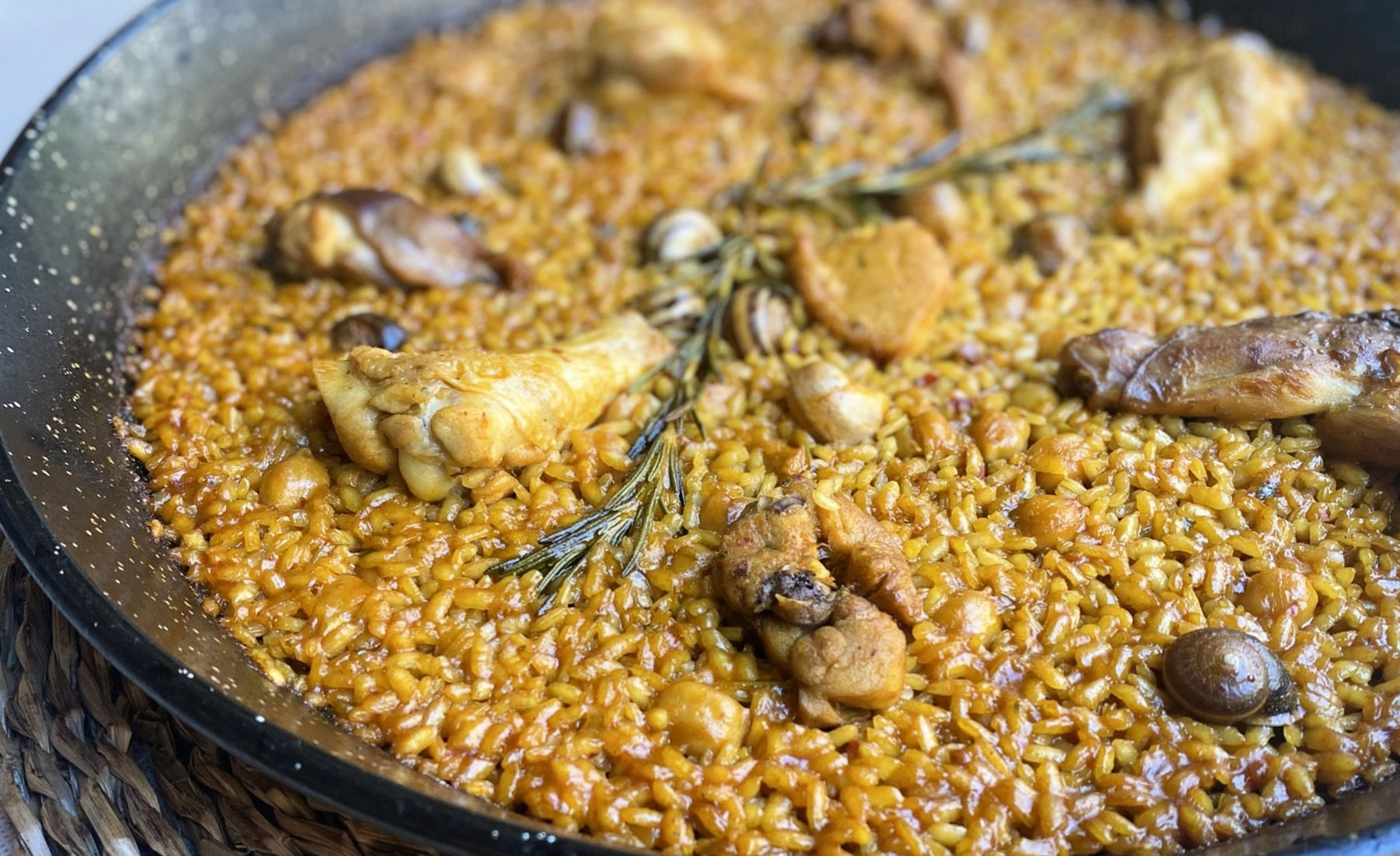 Arroz alicantino recién hecho