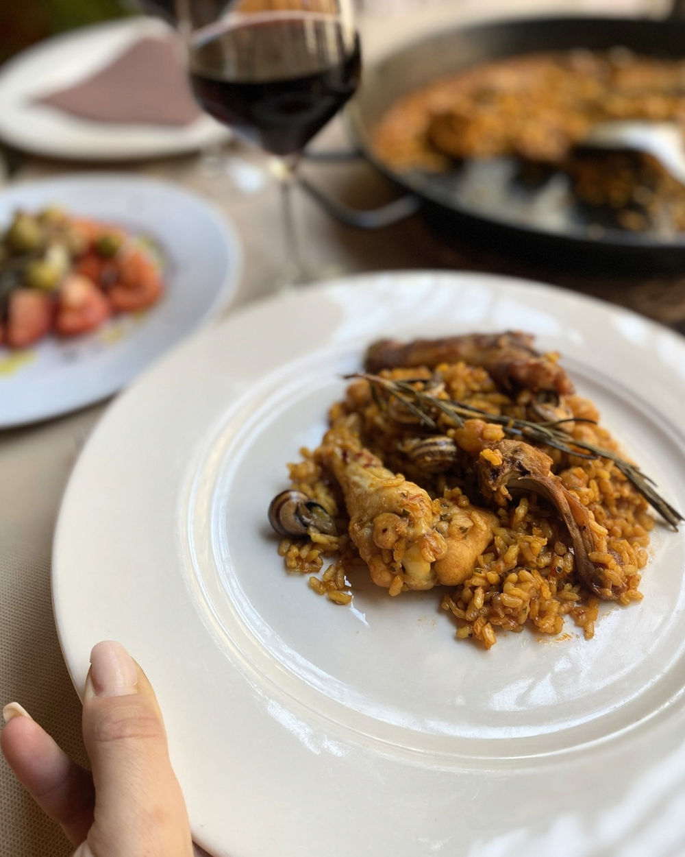 Plato tradicional de La Paella